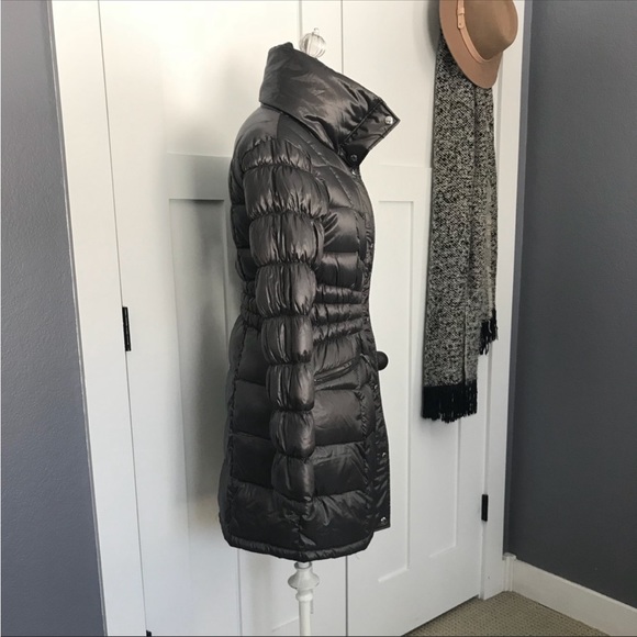 Michael Kors packable grey puffer coat sz small - Picture 3 of 8